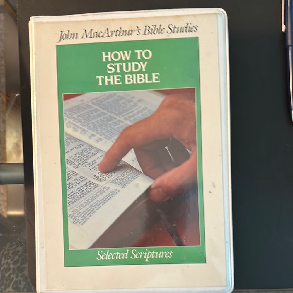 How to Study the Bible Casette Tapes